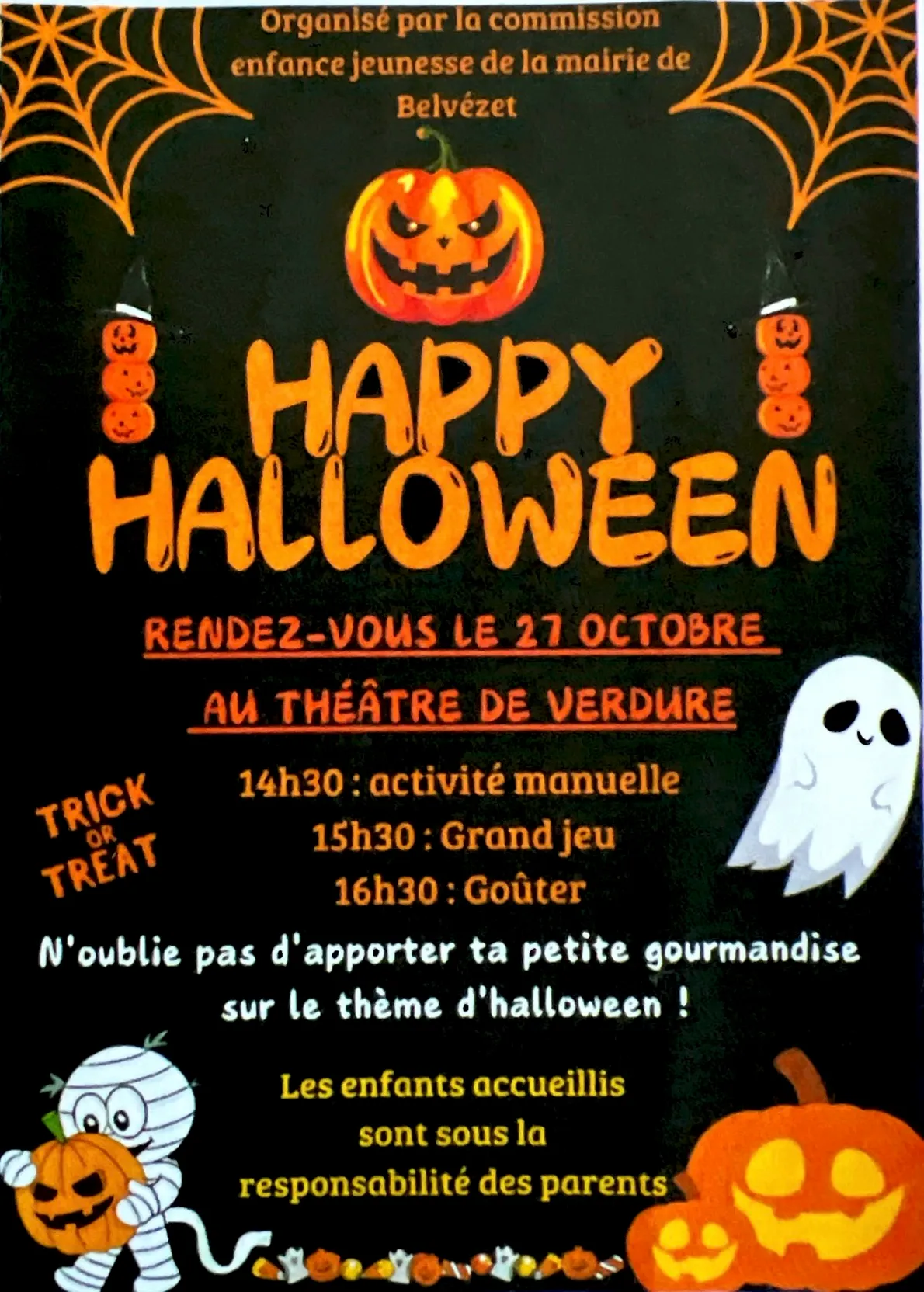 Affiche Halloween 2024