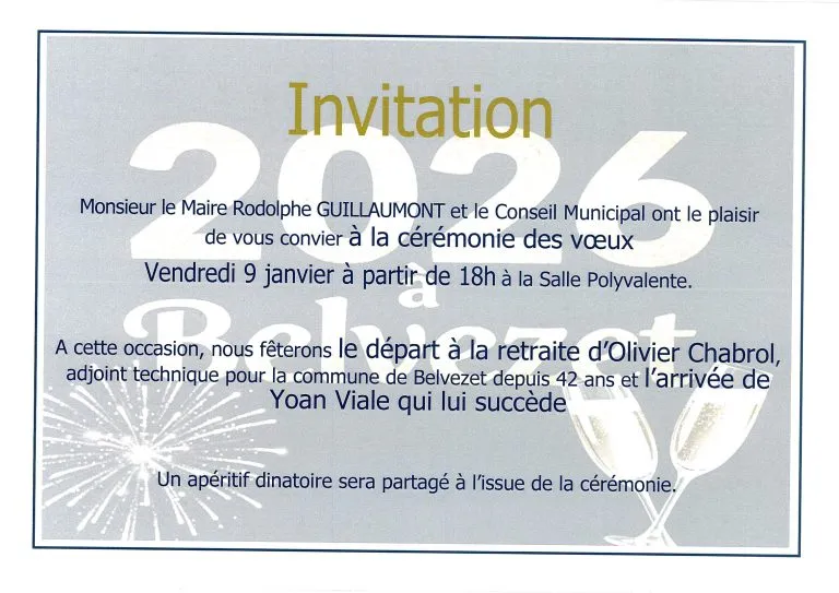 Invitation voeux