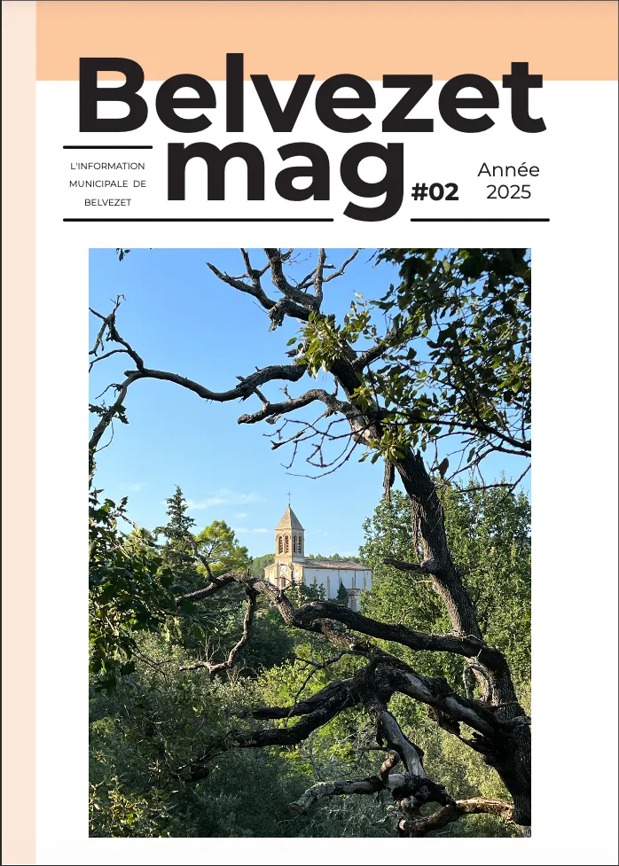Couverture du magazine Belvézet 2025